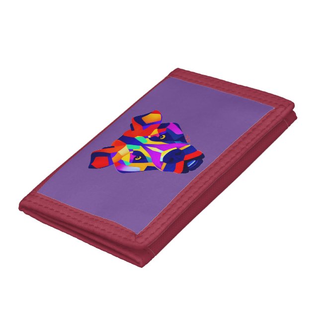 Alexander's Dog purple wallet red trim (Bottom)