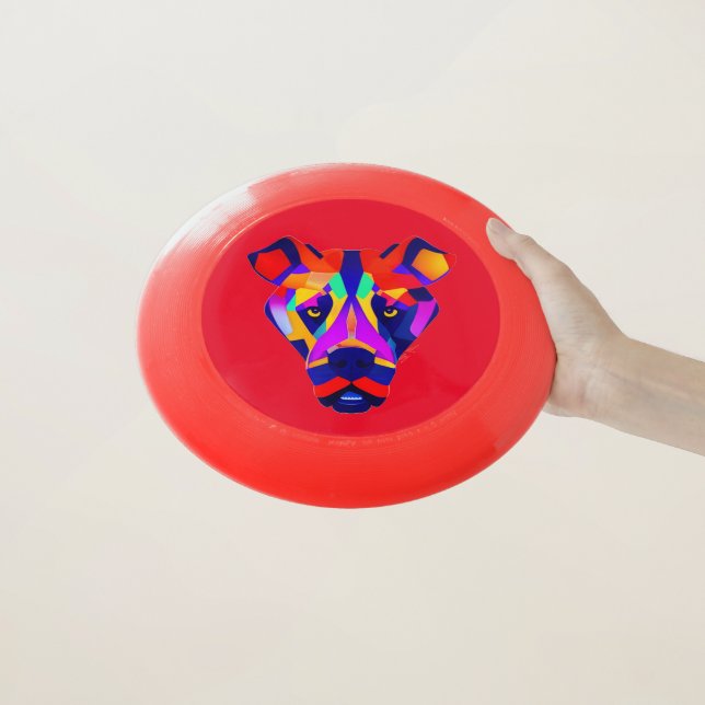 Alexander's Dog red frisbee (In Hand)