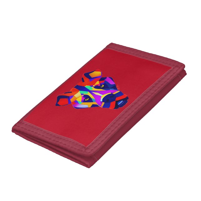 Alexander's Dog red wallet red trim (Bottom)