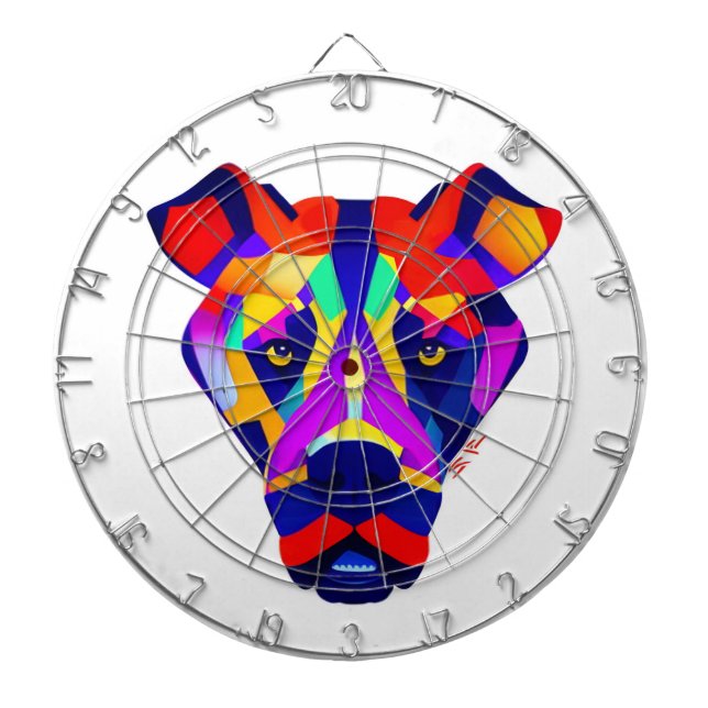 Alexander's Dog white dartboard (Front)