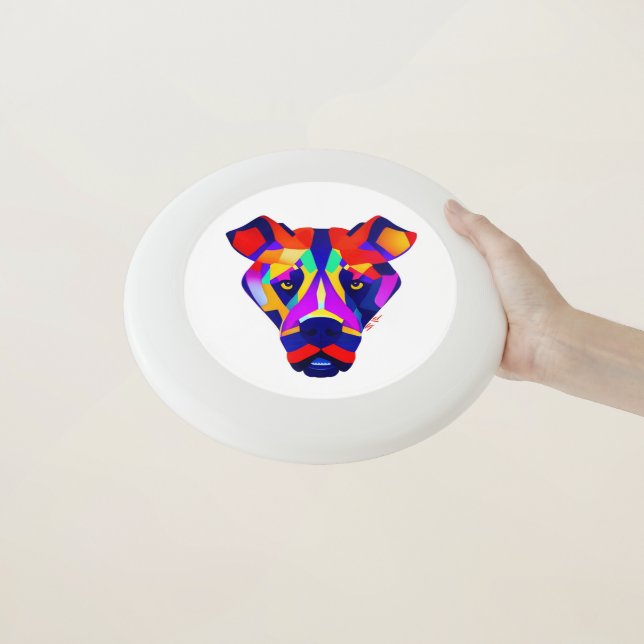 Alexander's Dog white frisbee (In Hand)