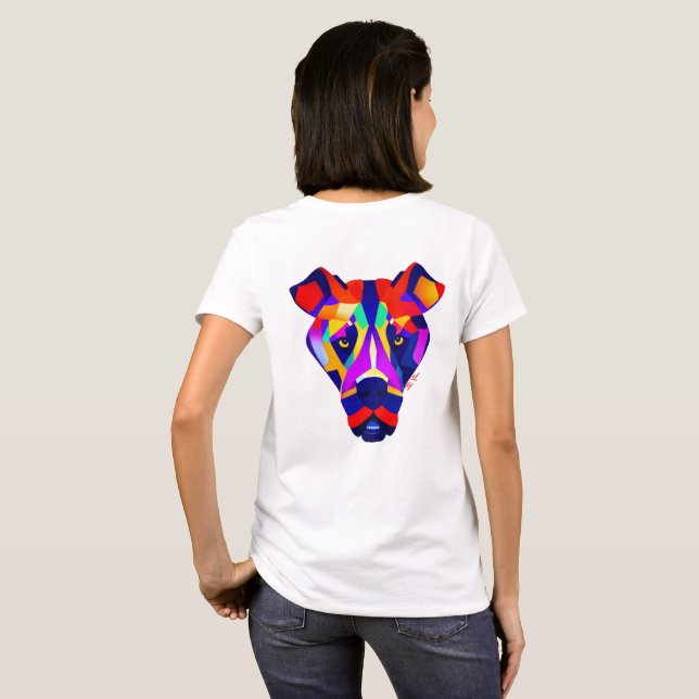 Alexander's Dog women white T-shirt back (Back Full)