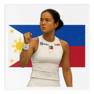 Alexandra Eala – Guadalajara Champion 2025 Acrylic Print