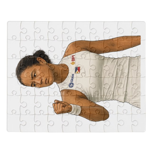 Alexandra Eala – Guadalajara Champion 2025 Jigsaw Puzzle (Puzzle Horizontal)