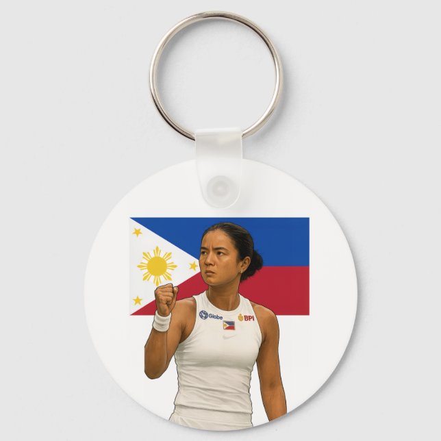 Alexandra Eala – Guadalajara Champion 2025 Keychain (Front)