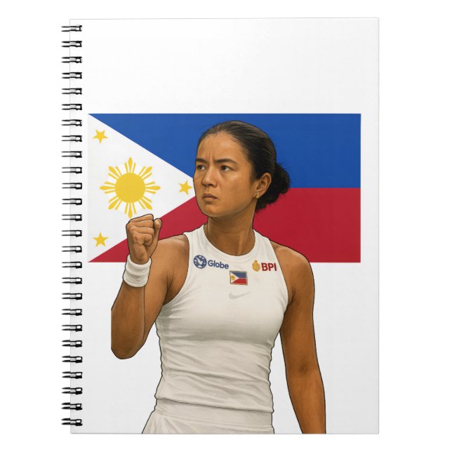 Alexandra Eala – Guadalajara Champion 2025 Notebook (Front)