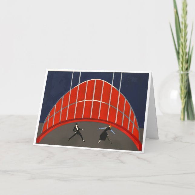 Alexandra Exter Letterpress Thank You Card (Front)