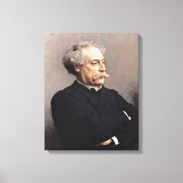 Alexandre Dumas Fils  1886 Canvas Print (Front)