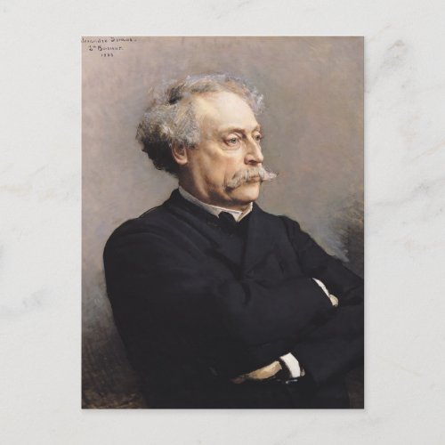 Alexandre Dumas Fils  1886 Postcard