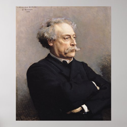 Alexandre Dumas Fils  1886 Poster