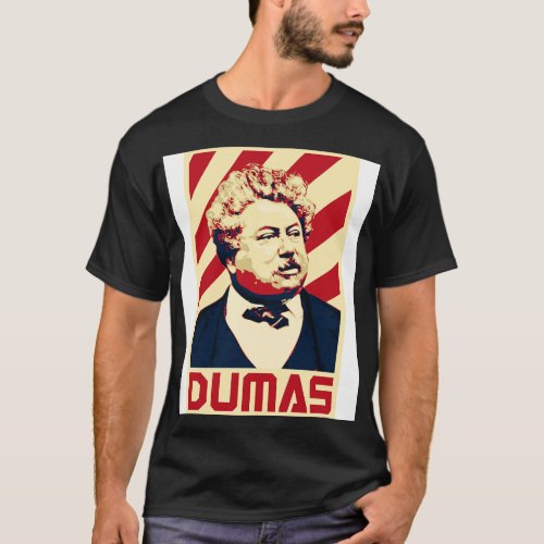 Alexandre Dumas Retro T_Shirt