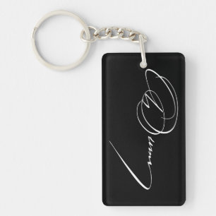 Alexandre Dumas signature autograph famous writer Keychain