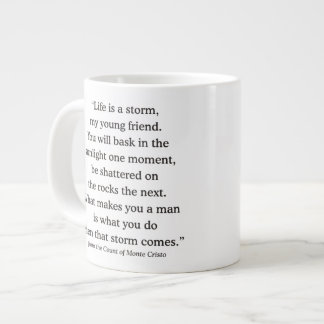 Alexandre Dumas Wisdom on Life Giant Coffee Mug