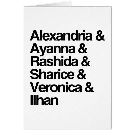 Alexandria and Ayanna and Rashida and Ilhan (Front)