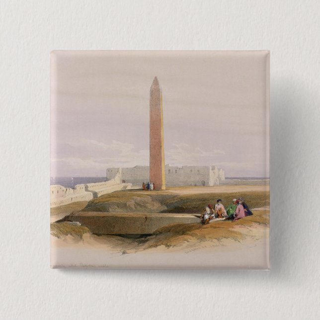 Alexandria, commonly called Cleopatra's Pinback Button (Front)