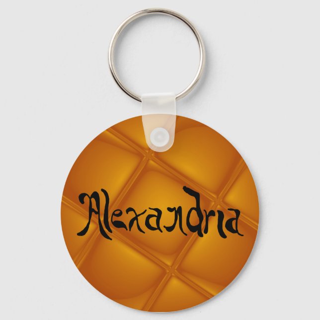 Alexandria Keychain (Front)