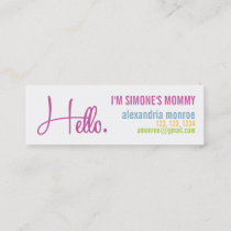 ALEXANDRIA MONROE CALLING CARD