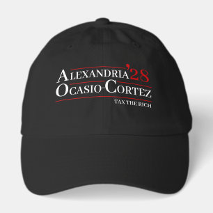 Alexandria Ocasio-Cortez 2028 AOC 28 Tax the rich Hat