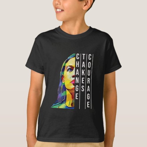 Alexandria Ocasio_Cortez Feminist Political T_Shirt