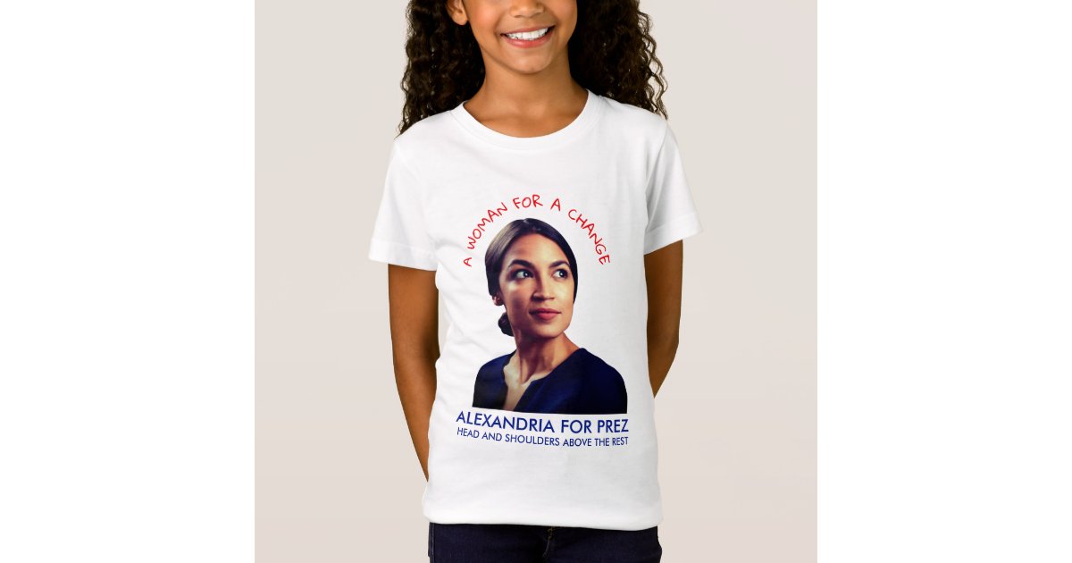 Alexandria Ocasio Cortez For Prez T Shirt Zazzle Com
