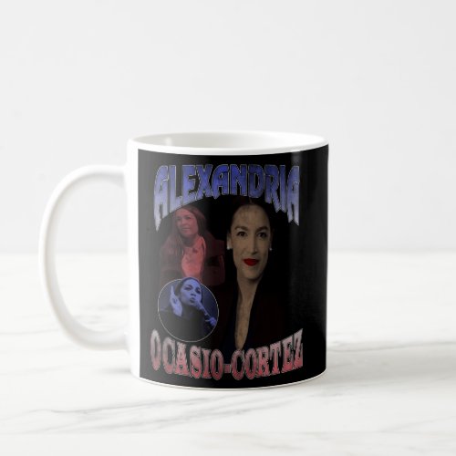 Alexandria Ocasio_Cortez Rap Bootleg Style Coffee Mug