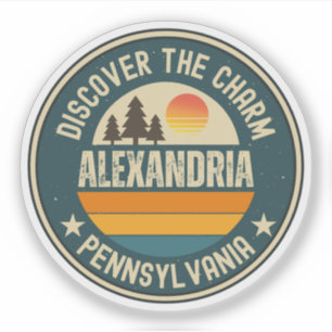 Alexandria, Pennsylvania Sticker