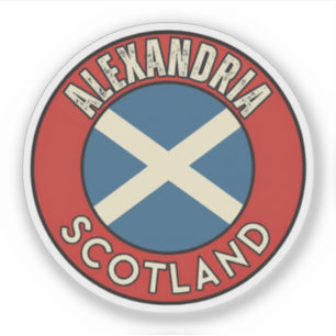 Alexandria, Scotland Sticker
