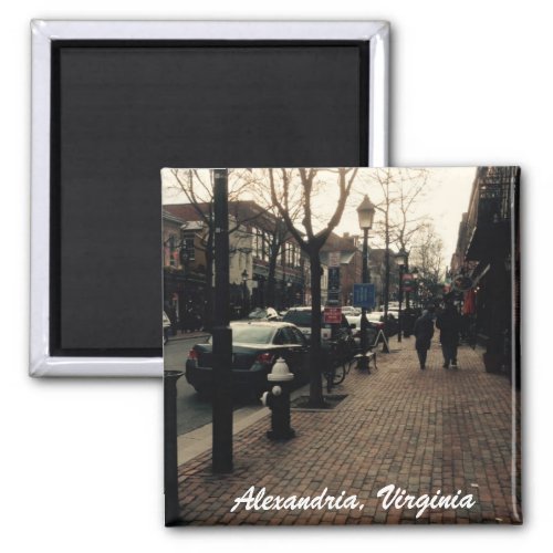 Alexandria Street Photo magnet