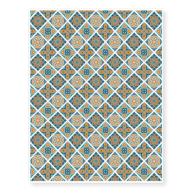 Alexandria Tiles Temporary Tattoos (Front)
