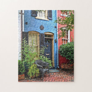 Alexandria VA - Building With Fire Mark Jigsaw Puzzle