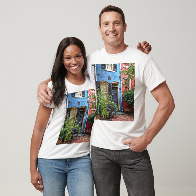 Alexandria VA -  Building With Fire Mark T-Shirt (Unisex)