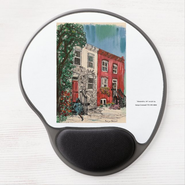 Alexandria, VA Gel Mouse Pad (Front)