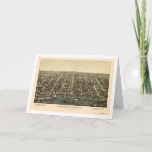 Alexandria, VA Panoramic Map - 1863 Card