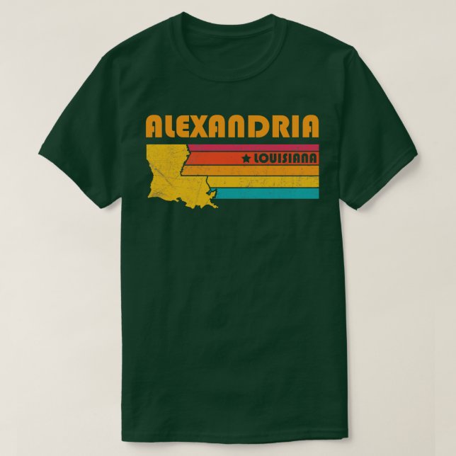 Alexandria  Vintage Distressed Souvenir T-Shirt (Design Front)