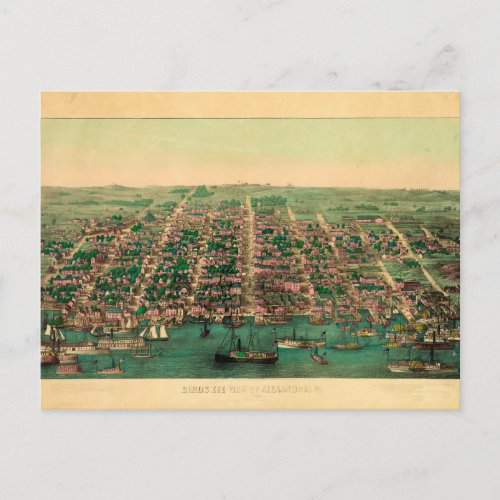 Alexandria Virginia 1863 Postcard