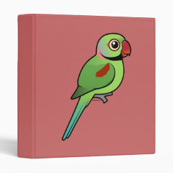 Cute Alexandrine Parakeet Avery Signature Binder 8.5x11