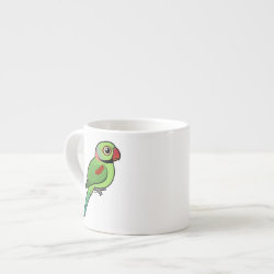 Cute Alexandrine Parakeet Espresso Cup