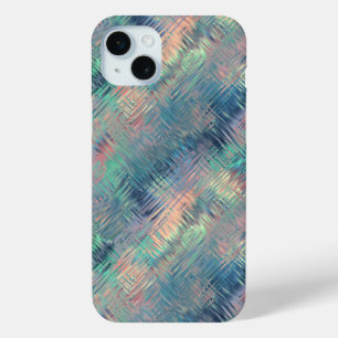 Alexandrite Blue Glassy Texture iPhone 15 Plus Case