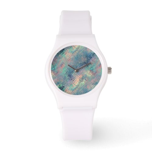 Alexandrite Blue Glassy Texture Watch