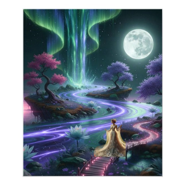 AlexDizaine "The Path of Light" Premium Wall Art (Front)