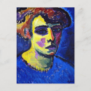 Alexej von Jawlensky Frauenkopf (Head of a Woman) Postcard
