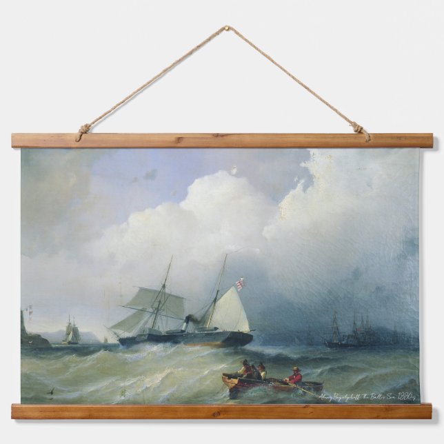 Alexey Bogolyuboff. The Baltic Sea. 1880s. Hanging Tapestry (Front)