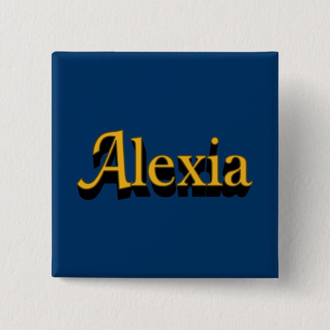 Alexia Button (Front)