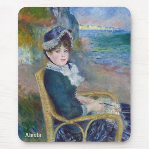 ALEXIA By the Seashore  Auguste RENOIR 1883   Mouse Pad