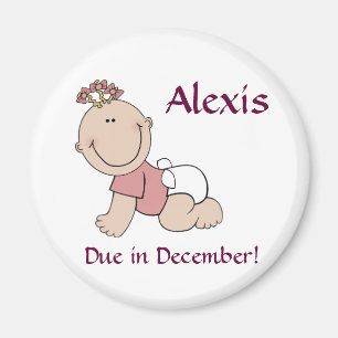 Alexis Baby Girl Magnet