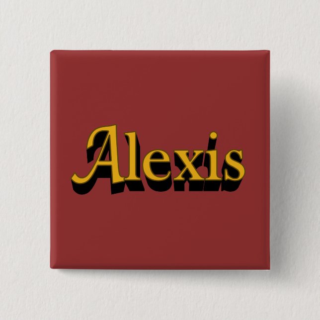 Alexis Button (Front)