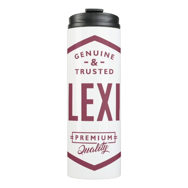 Alexis Personalized Name Birthday Gift Thermal Tumbler (Front)