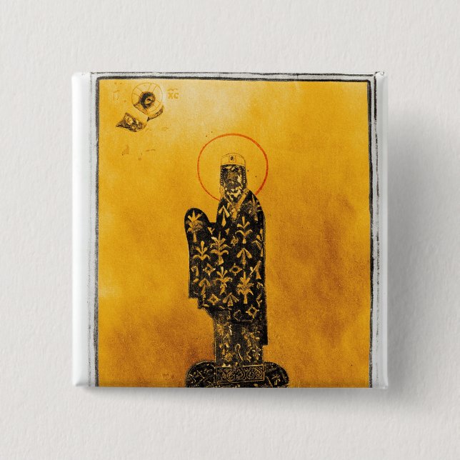 Alexius I Comnenus , Byzantine emperor 2 Button (Front)