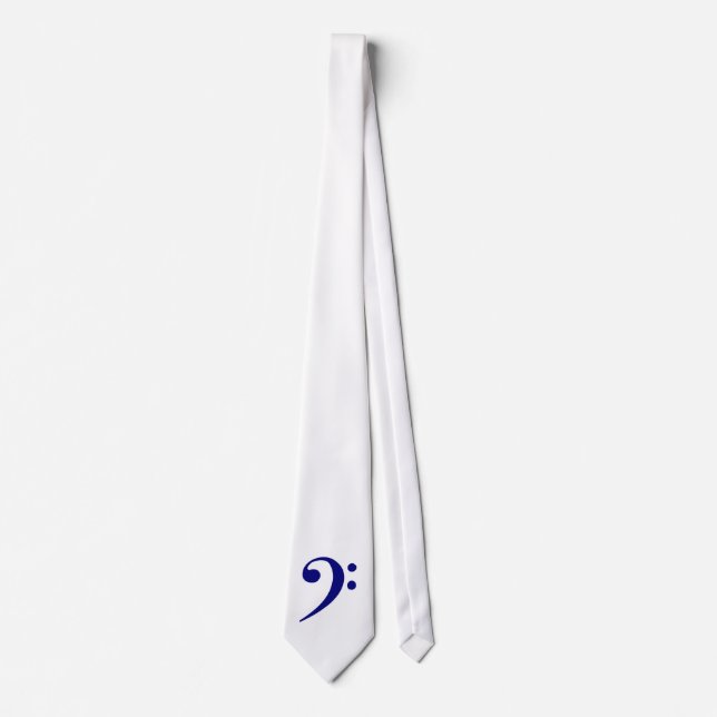 Alex's Bass Clef Neck Tie (Front)