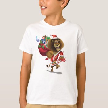 Alex's Holiday Presents T-shirt by madagascar at Zazzle